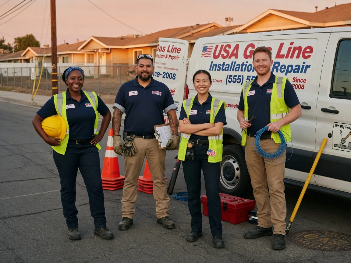 Gas Line Installation company in Angie, LA